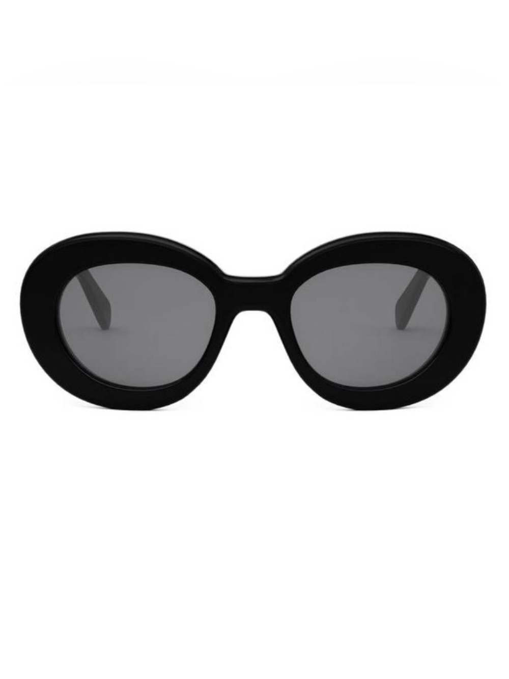 Celine Black Round Logo-Detail Sunglasses - Picture 3 of 4